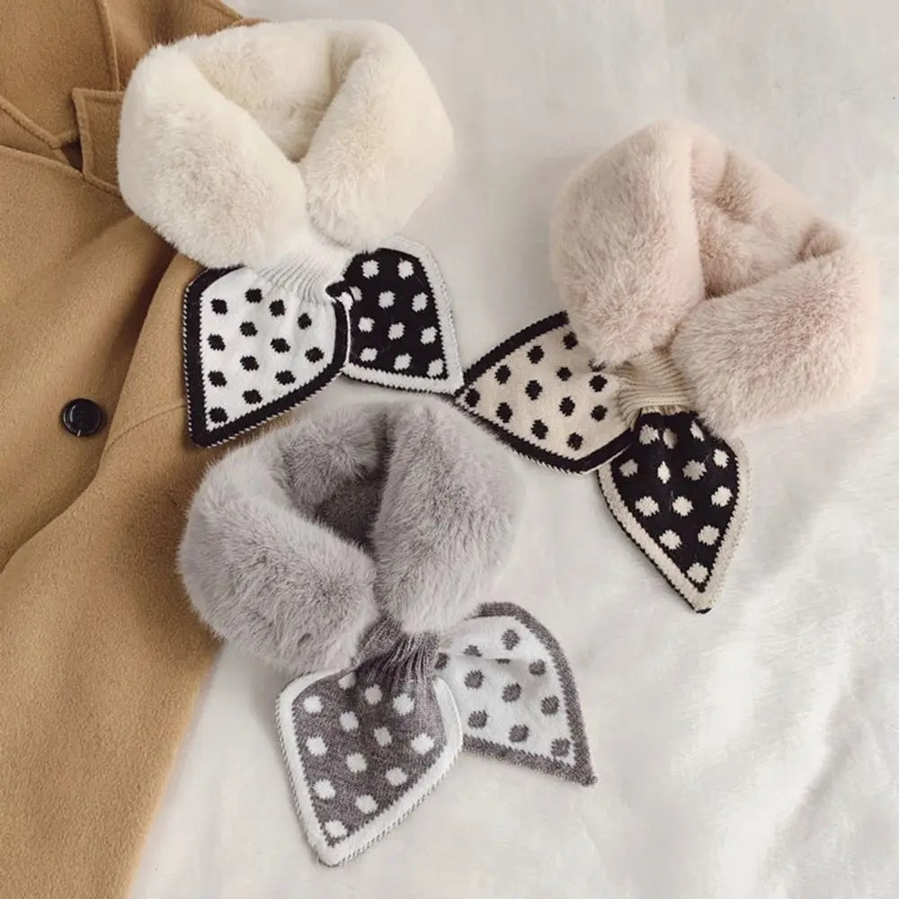 Thick plush scarf: warmth and style guaranteed