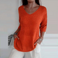 Strickoberteil mit V-Ausschnitt 